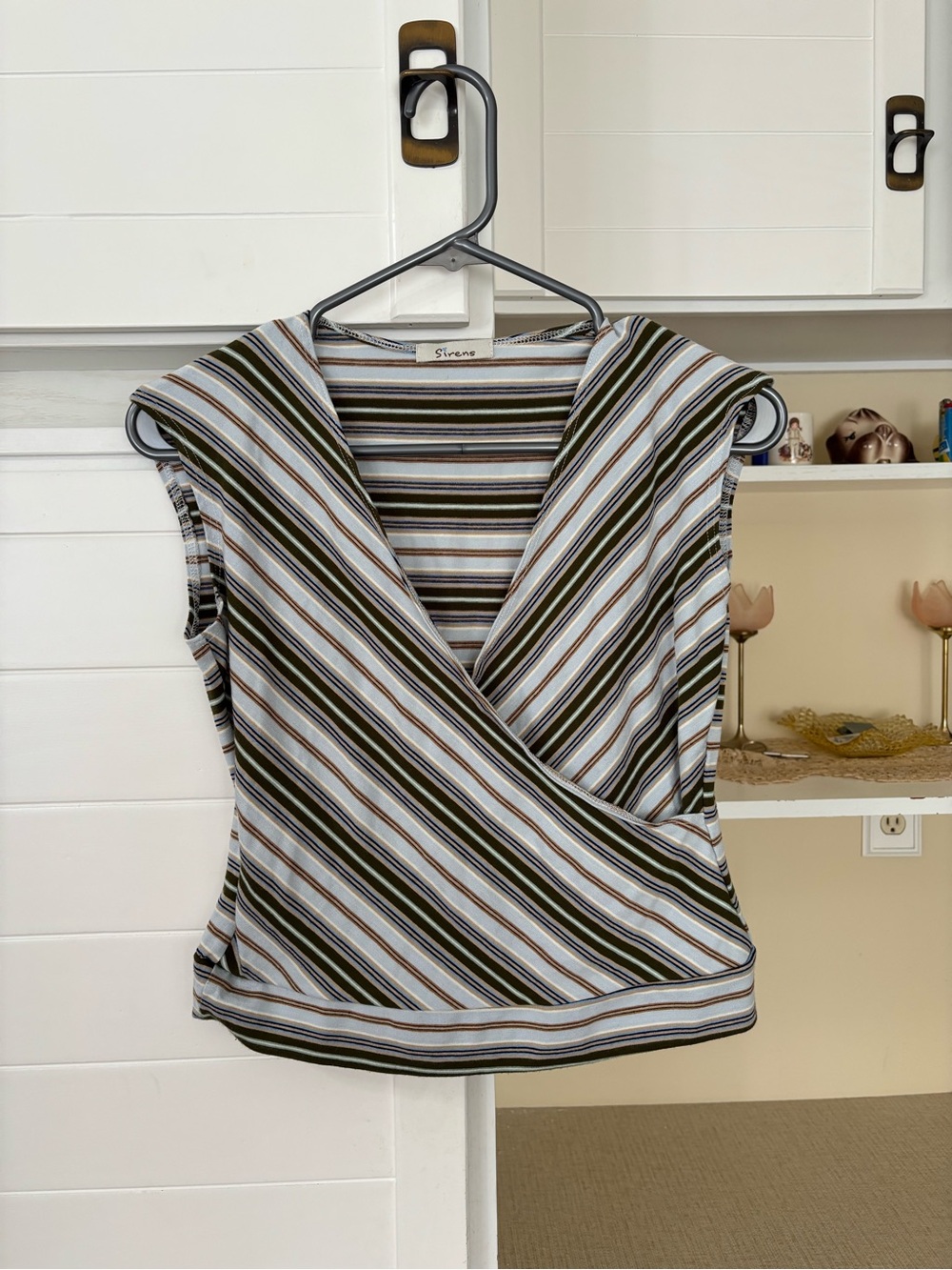 Vintage Y2K Striped Shirt